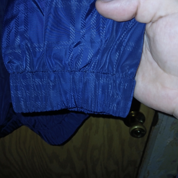 PGA Tour Windbreaker 1/4 Zip Mens Size Large Blue Checkered Mesh Lined Golf - Picture 7 of 15